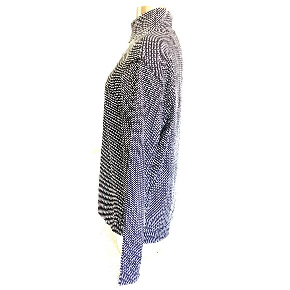 JERMYN & BOND Long Sleeve Mesh Pattern Men's Polo Shirt - Size M/M - Picture 4 of 9